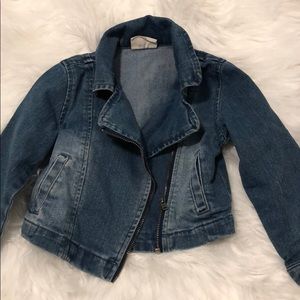 Crazy 8 denim motto jacket